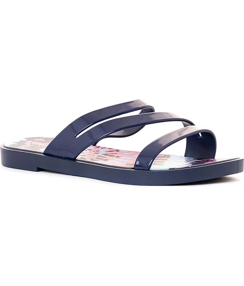 Khadim's - Navy Blue Women's Slipper view 2