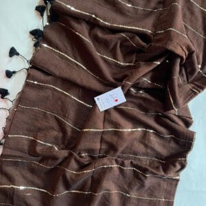 Brown Saree view 2