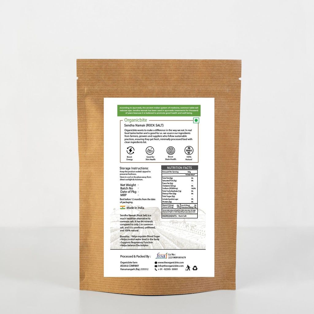 Organicbite Rock Salt - Sendha Namak view 2