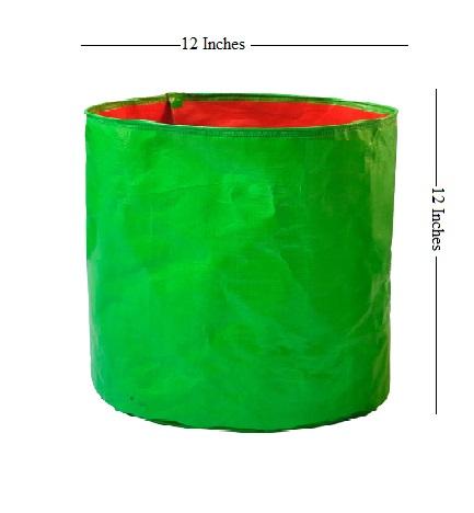 Premium UV-Treated Green Grow Bag (12x12 Inch) – Durable 1' x 1' Fabric Planter for Home Garden, Terrace, and Organic Vegetables view 2
