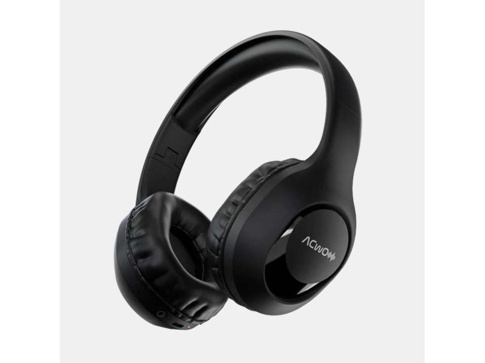 ACwO Twister 313, AI-ENC, Dual Device Connectivity, Dual EQ Modes, 40mm Bass BoomX Drivers, 50 Hours Playtime, 45ms Low Latency, IPX5 Voice Assistant - Metallic-Black view 2