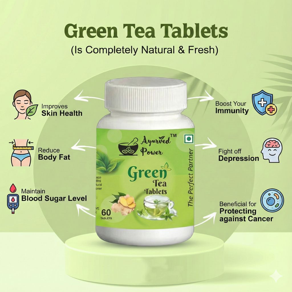 Green Tea Tablet view 2
