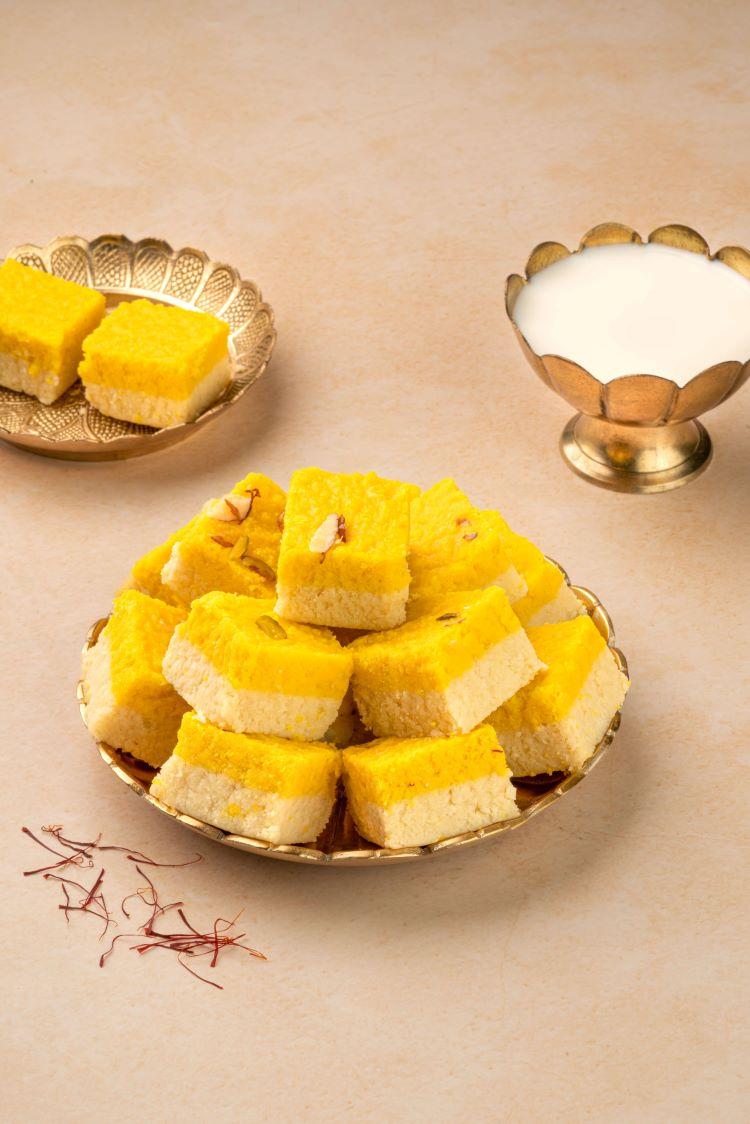 KESAR KALAKAND BURFI 250 GRAMS view 2