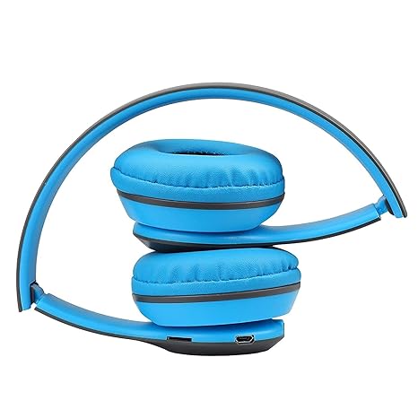 P47 Wireless Headphones/Bluetooth Over Ear Headphone with Sd Card Slot Bluetooth Headset (Blue) view 2