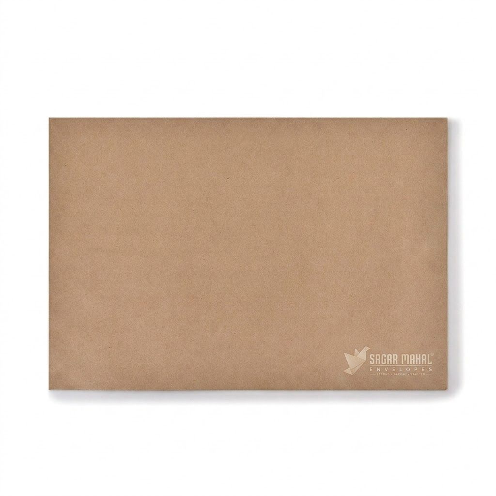 10x8 Inch Brown Kraft Envelopes, 85 GSM Large A5 Document Mailing view 2