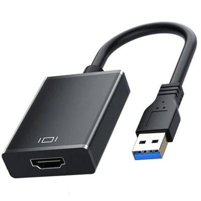 USB 3.0 to HDMI Adapter ,1080P Video Graphics Cable Converter Compatible with Windows 7/8/8.1/10 ,Desktop, Laptop, PC, Monitor, Projector, HDTV view 2