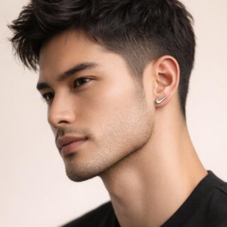 Mens Earring (Bar/Hook Style) view 2