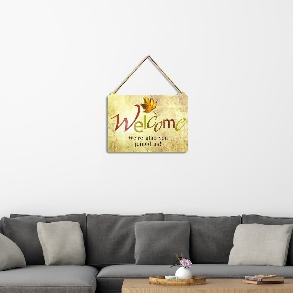 Wall Hangings for Home Decoration Items for Living Room Decor Welcome Home Wall Hanging for Home Office Decoration Handmade Craft Decorative Wall Art (WH1303) view 2