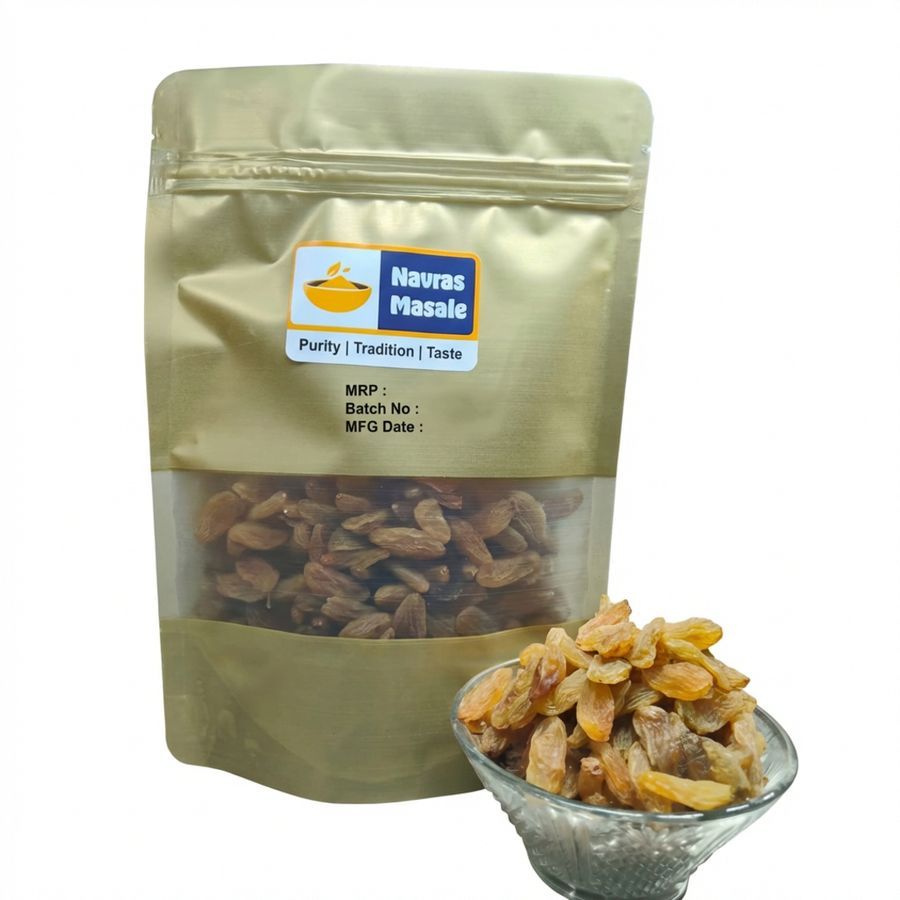 Navras Masale Kishmish - 100 gm - One pack of raisins