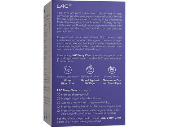 LAC Berry Clear Powder view 2