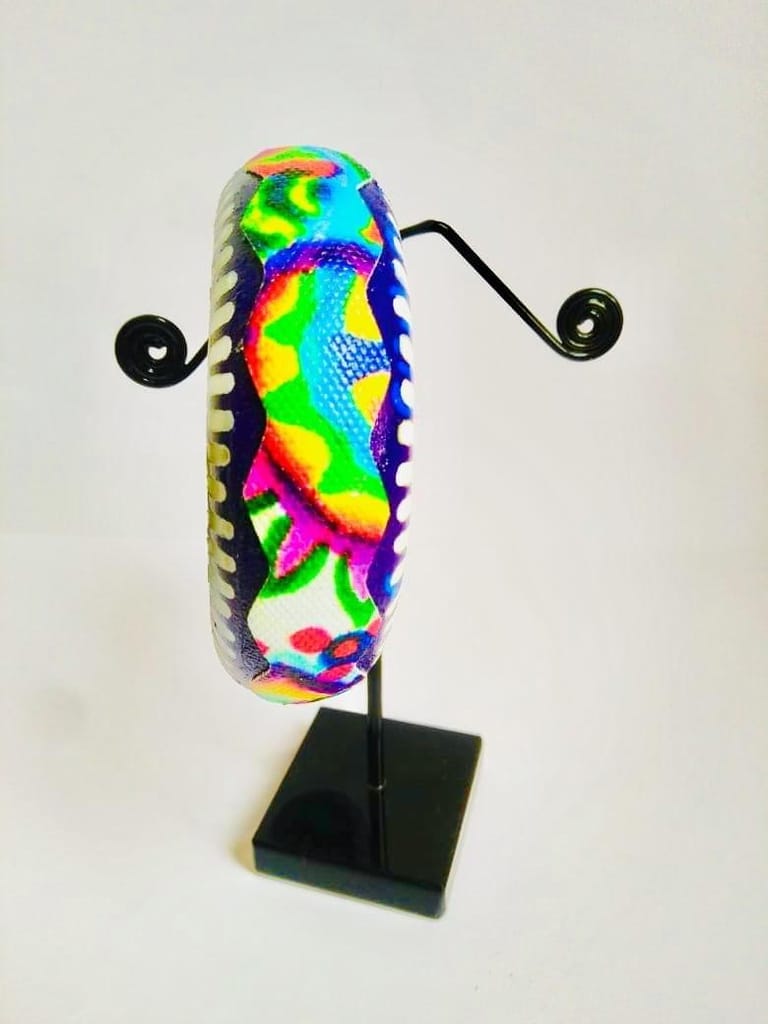 A Quirky Affair - Purply Splash Bangle view 2