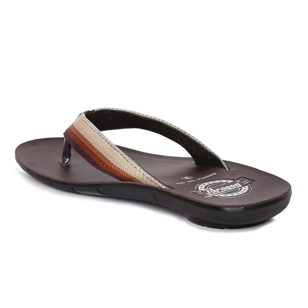 Paragon Vertex Men's Brown Slippers view 2