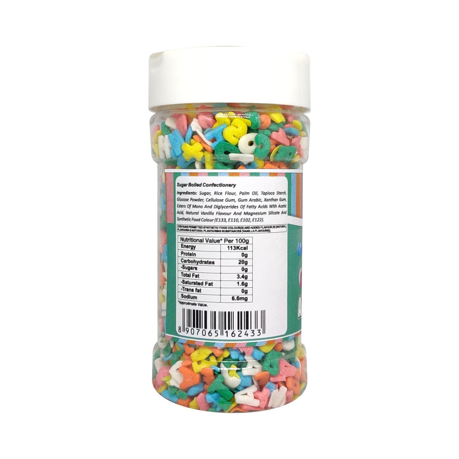 Puramio Alphabets For Cake Decoration, 100 gm view 2