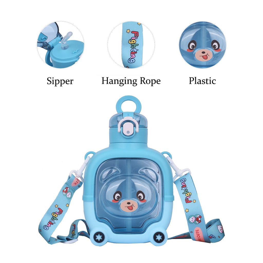 Teddy Bear Water Bottle | Kids Sipper Water Bottle | Cute Bear Water Bottle | Teddy Water Bottle | Water Bottle Teddy | Water Bottle Teddy Bear | Kids Water Bottle | Children's Water Bottle | School Kids Water Bottle | Sipper Water Bottle view 2