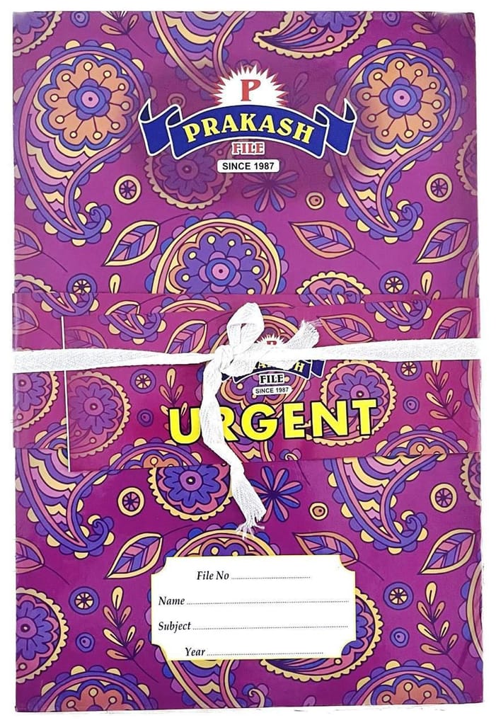Prakash Ordinary / Urgent Paper File Folder view 2
