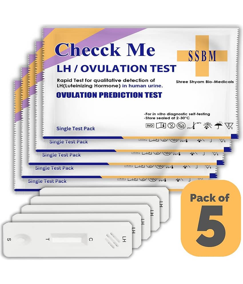 CHECCK ME LH detection Ovulation Test Kit for pregnancy planning -Pack of 5
