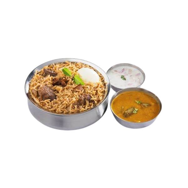 Mutton Dum Biryani Half