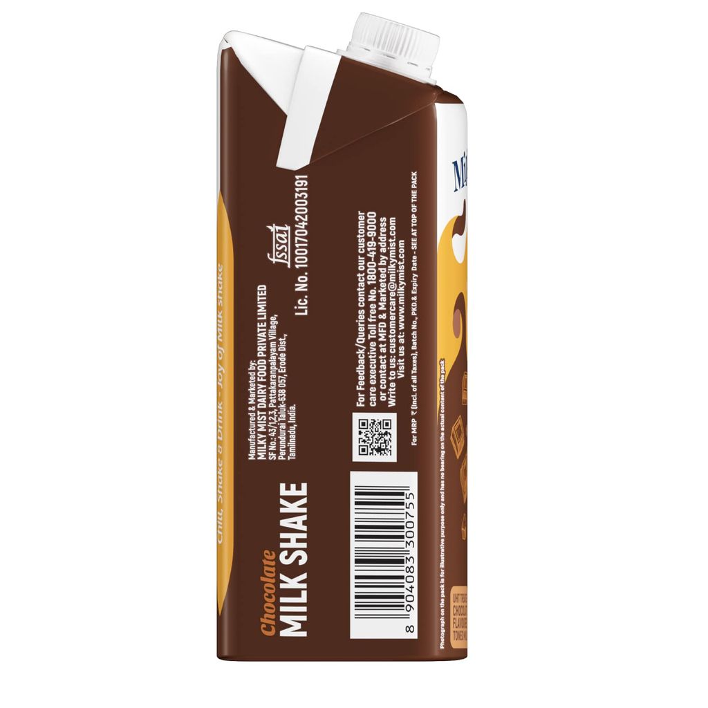 Milky Mist Chocolate Milkshake, 180Ml view 2