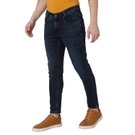 Denim Deluxe Stretch Ankle Length Deep Indigo Blue Jeans view 2