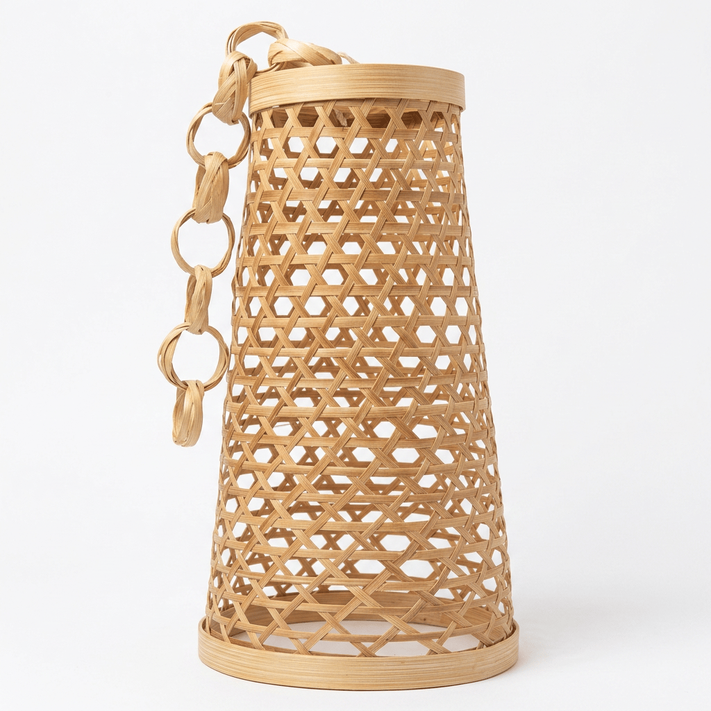Handmade Bamboo Hanging Lantern Shade