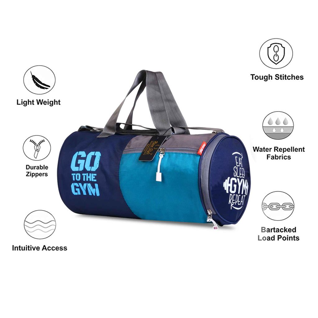 Dark Navy Gym bag view 2