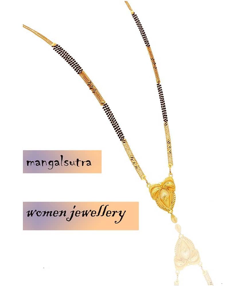Shankhraj Mall Gold Plated Letest & Designer Mangalsutra For Women-100244 view 2
