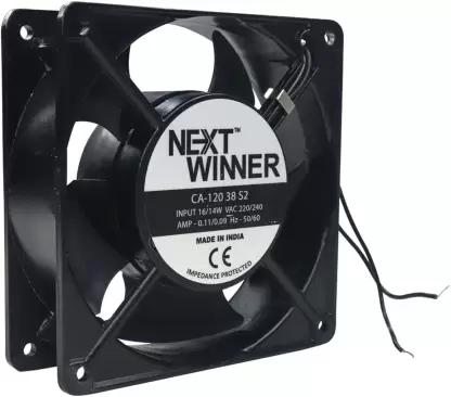 Smps Ac Fan (4Inch) 10.16cm | Dust Filter Guard | Dustproof and Easy Installation for DIY Cooling Ventilation Exhaust Projects (Black) view 2