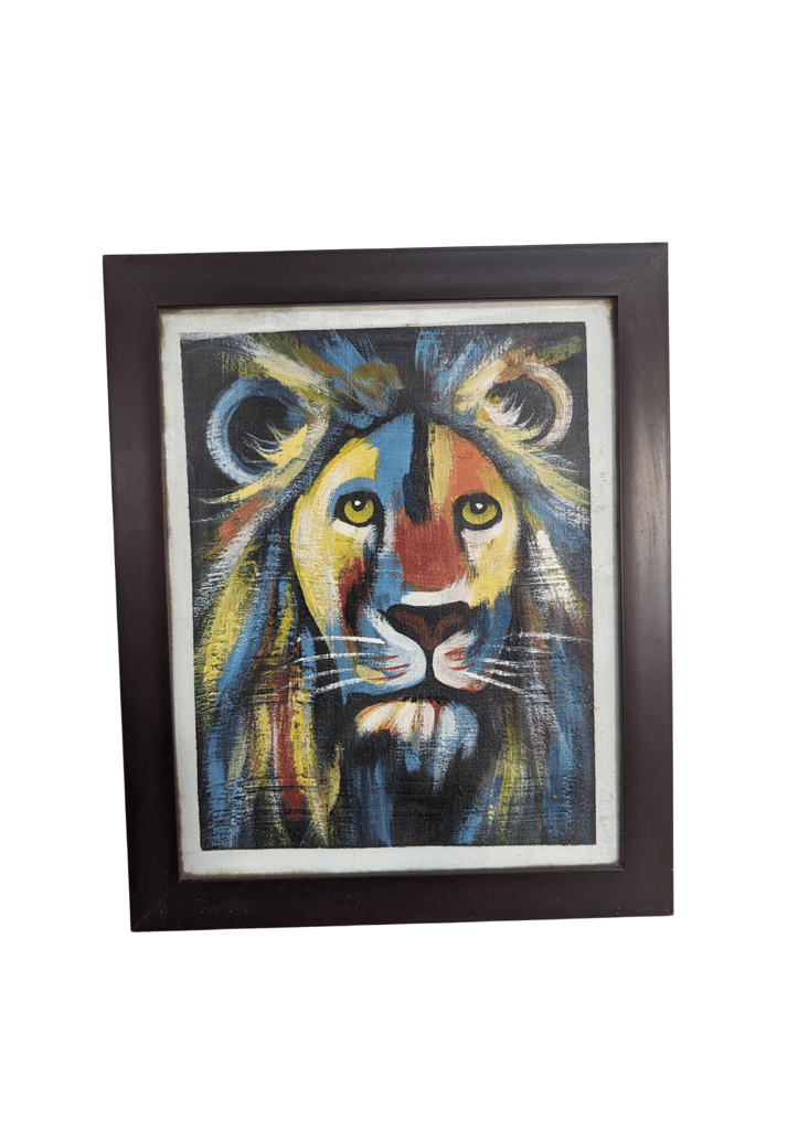 LION LOOK PAINTINGS WITH FRAME | BEST WALL ARTS PAINT