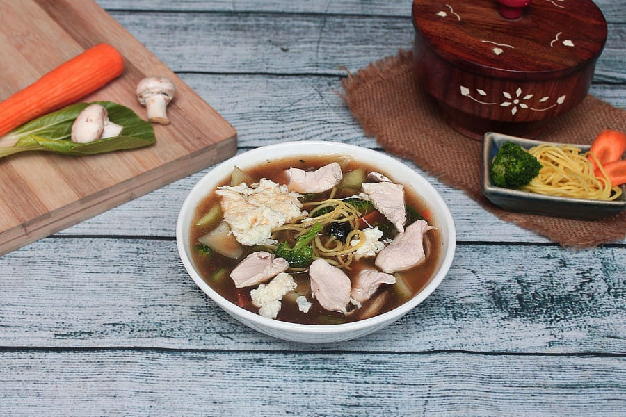 Chicken mongolian soup
