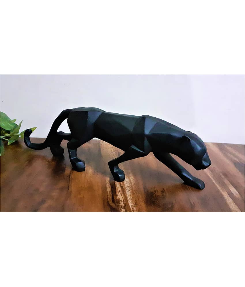 AFTERSTITCH jaguar idol cheeta statue for home and office decor panther Showpiece 25cm view 2