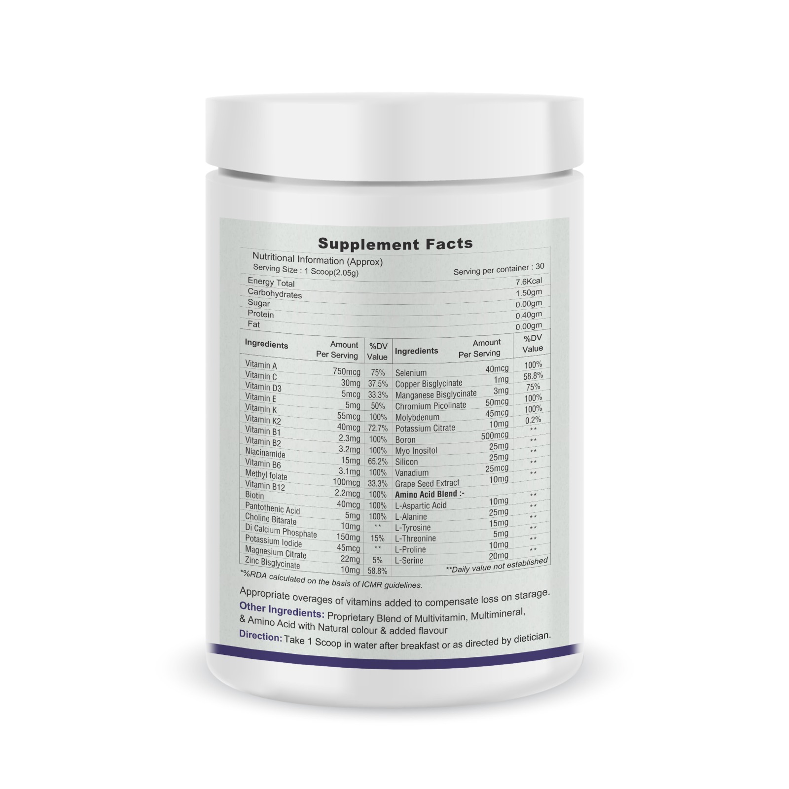 Autoimmunity Care Multi Vitamin Multi Nutrient Care view 2