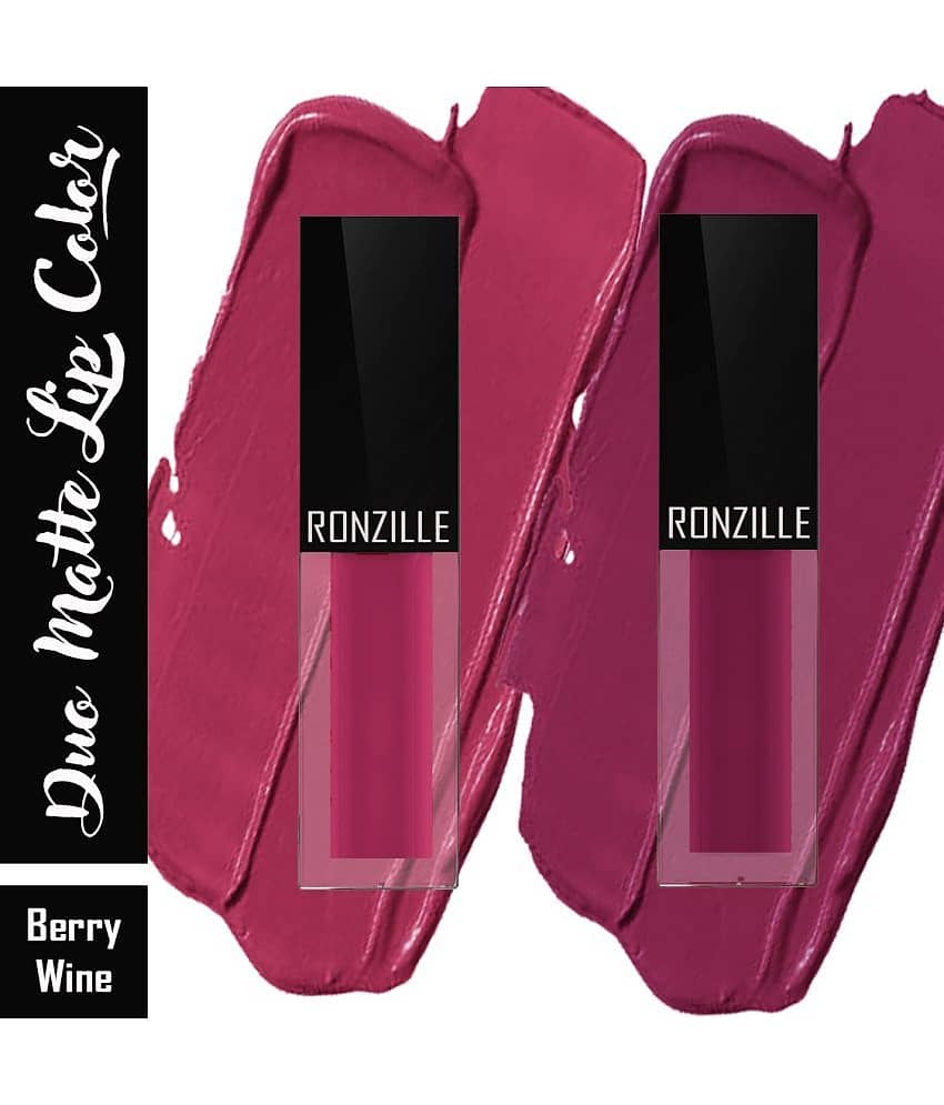 Ronzille - Magenta Matte Lipstick 6 view 2