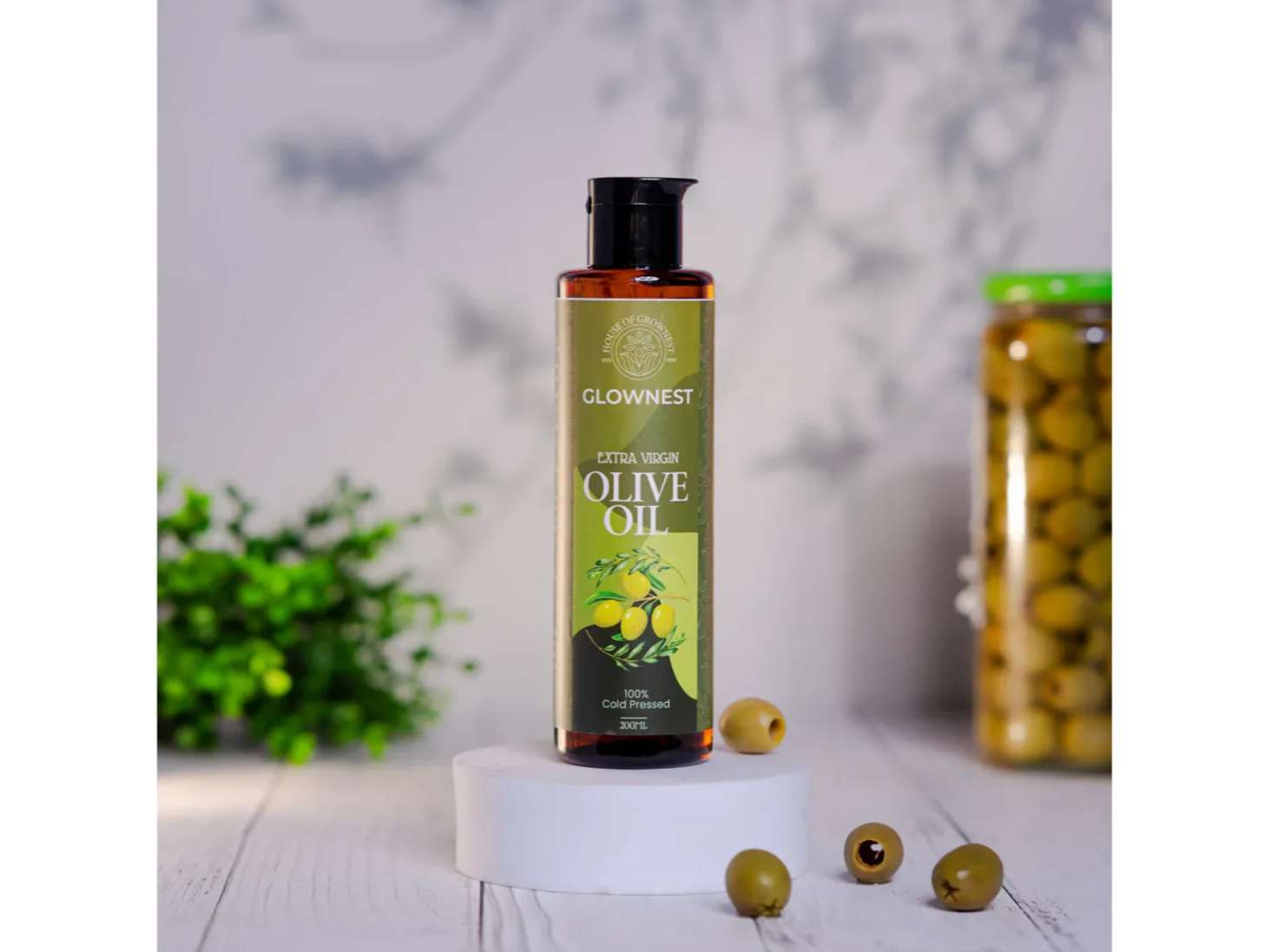 Grownest Extra Virgin Olive Oil (200ml) view 2