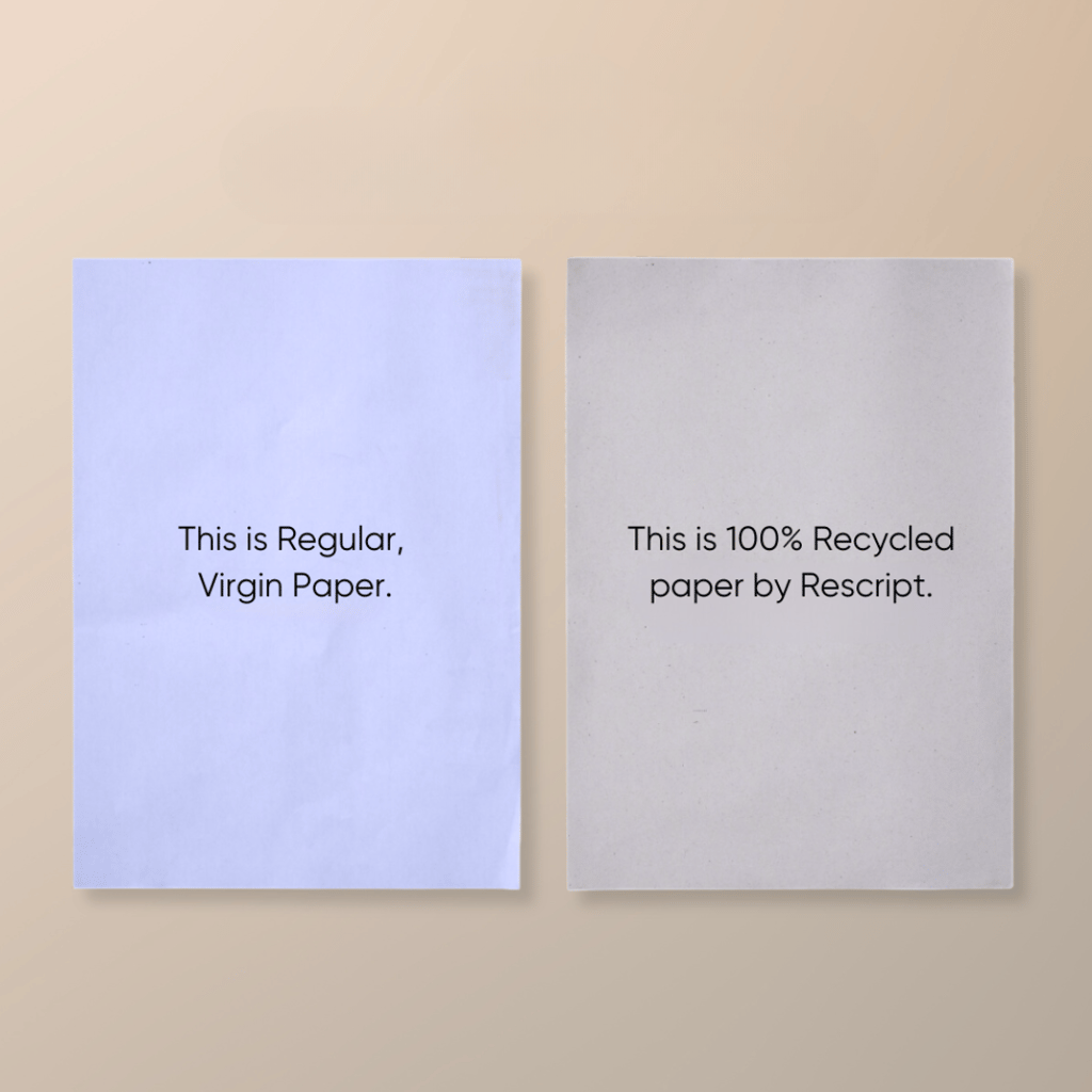100% Recycled A4 Copier Paper - 500 Sheets | Rescript view 2