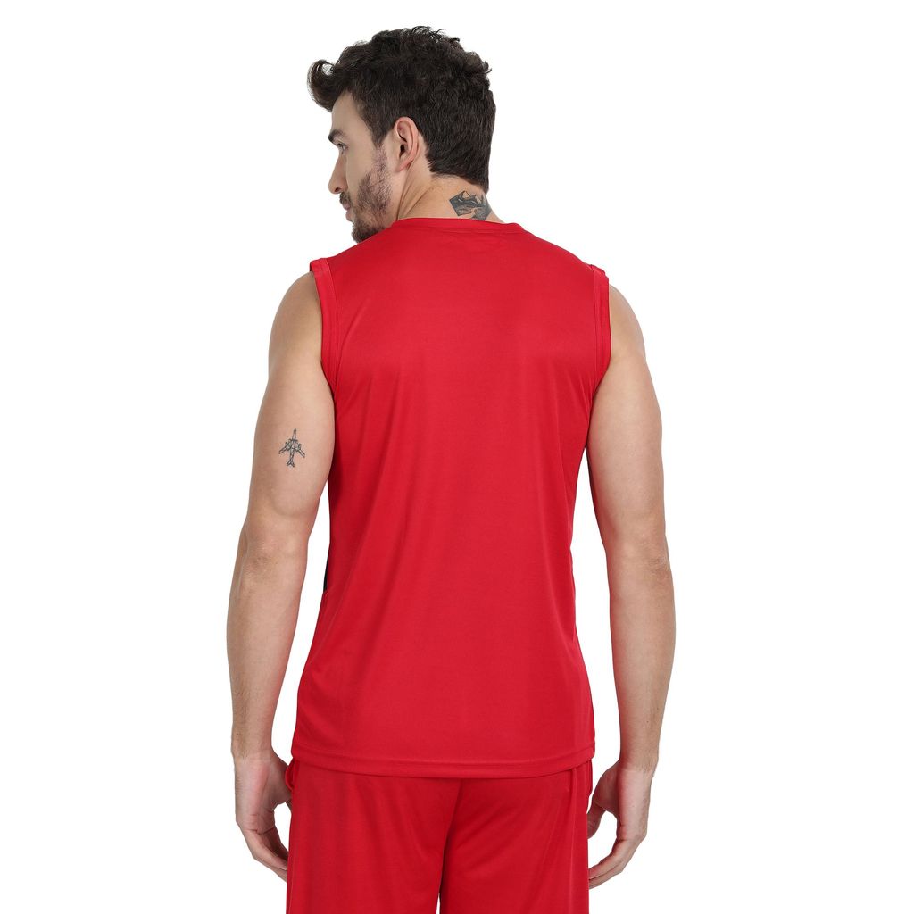 FTX Men Colorblock Round Neck Sleeveless Tshirt view 2