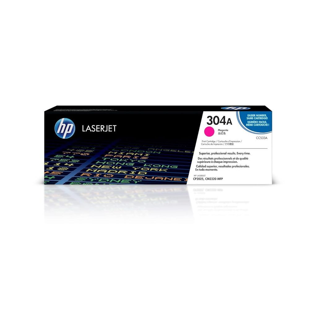 HP 304A Magenta Original LaserJet Toner Cartridge (CC533A) view 2