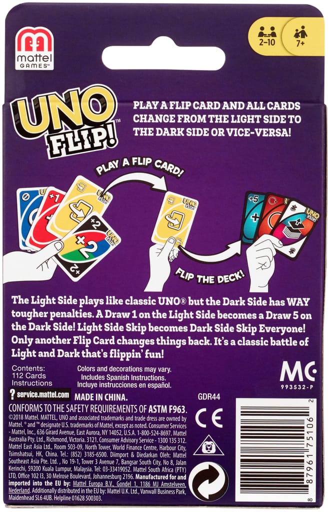 Uno Flip Cards view 2