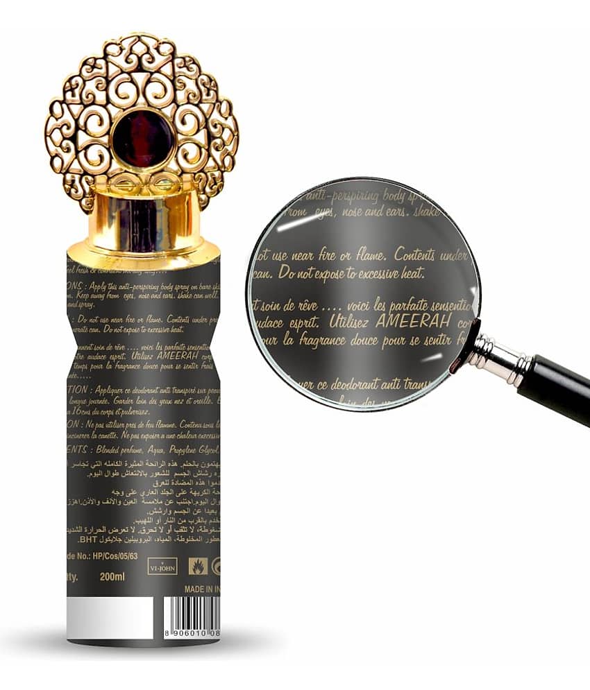 ST.JOHN Ameerah Black Oud Long Lasting Deodorant Spray for Men 200ml - Pack of 1 view 2