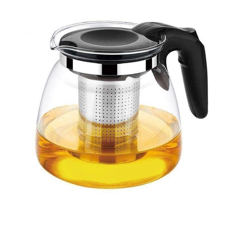 Glass teapot Kettle Teapot with Stainless Steel Infuser, Glass Teapot for Loose Leaf Tea, Blooming Tea, and Herbal view 2