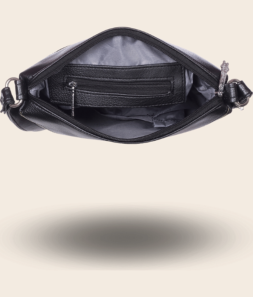 Blubags Sling Bag PU Set of 1 ( Black ) view 2