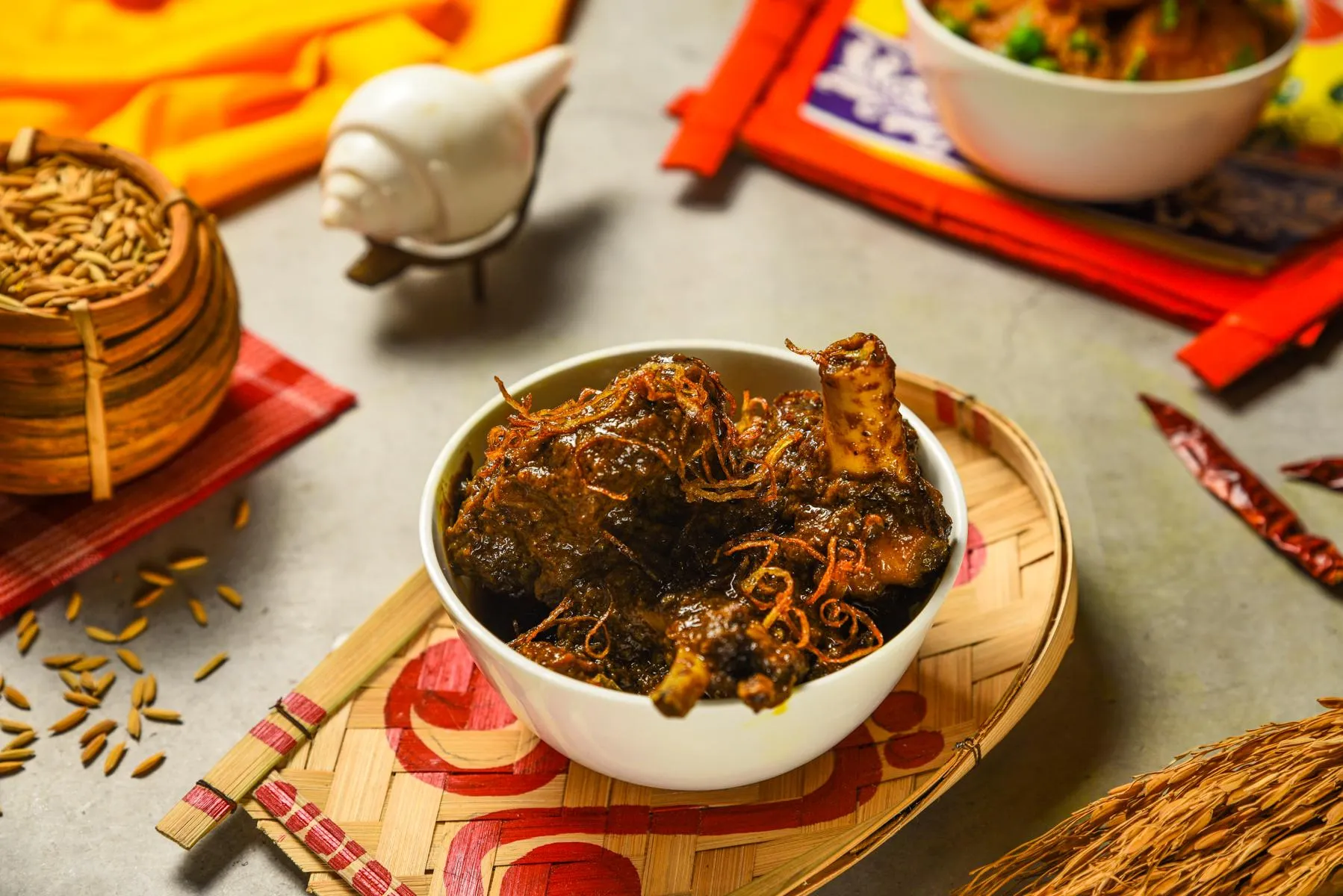 Kosha Mangsho (Mutton) 4Pcs