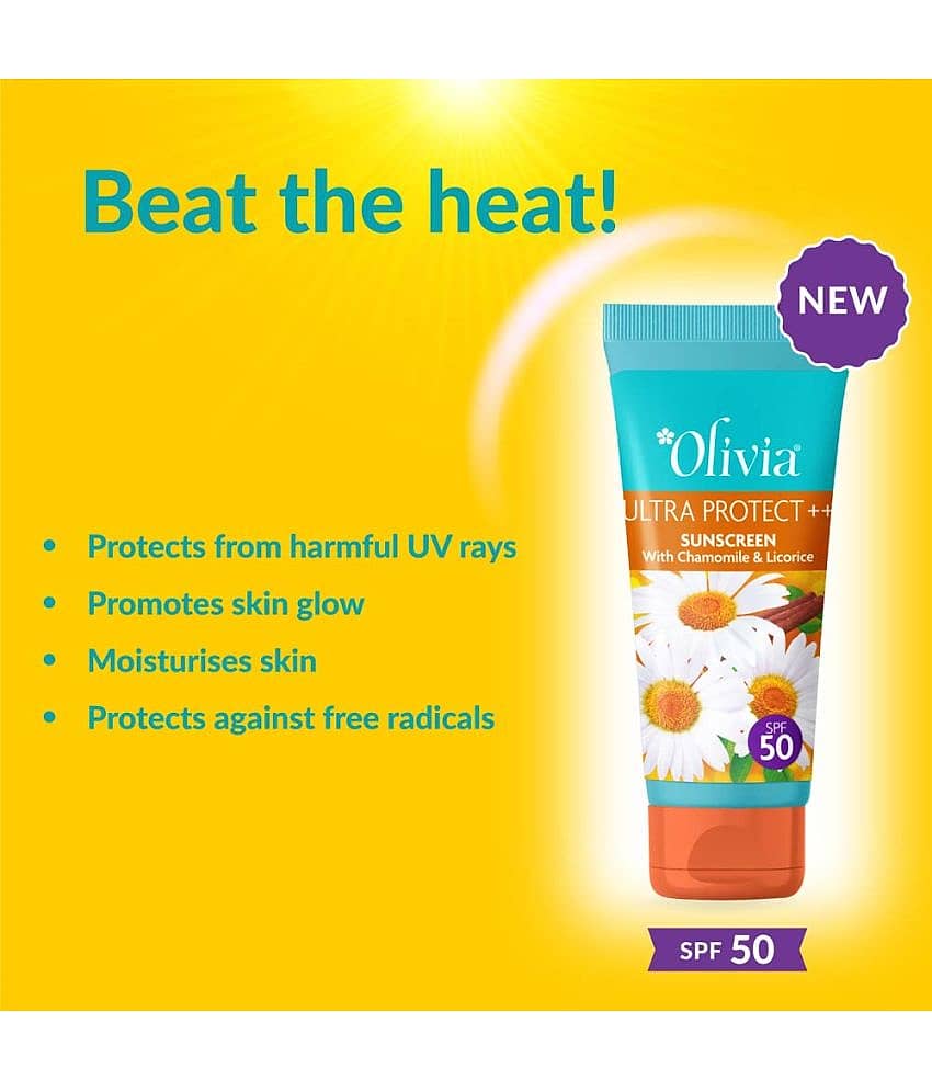OLIVIA Sunscreen Cream For All Skin Type ( Pack of 1 ) view 2