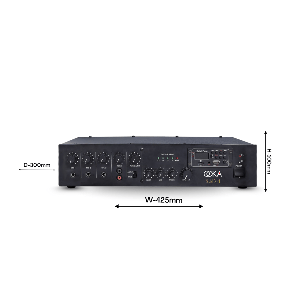 Ooka AUDiO SLIM X 4 Amplifier view 2