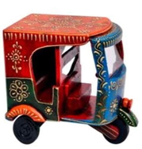 Arjun Art And Craft Wooden Hand Painted auto /Toy [pack of 1]