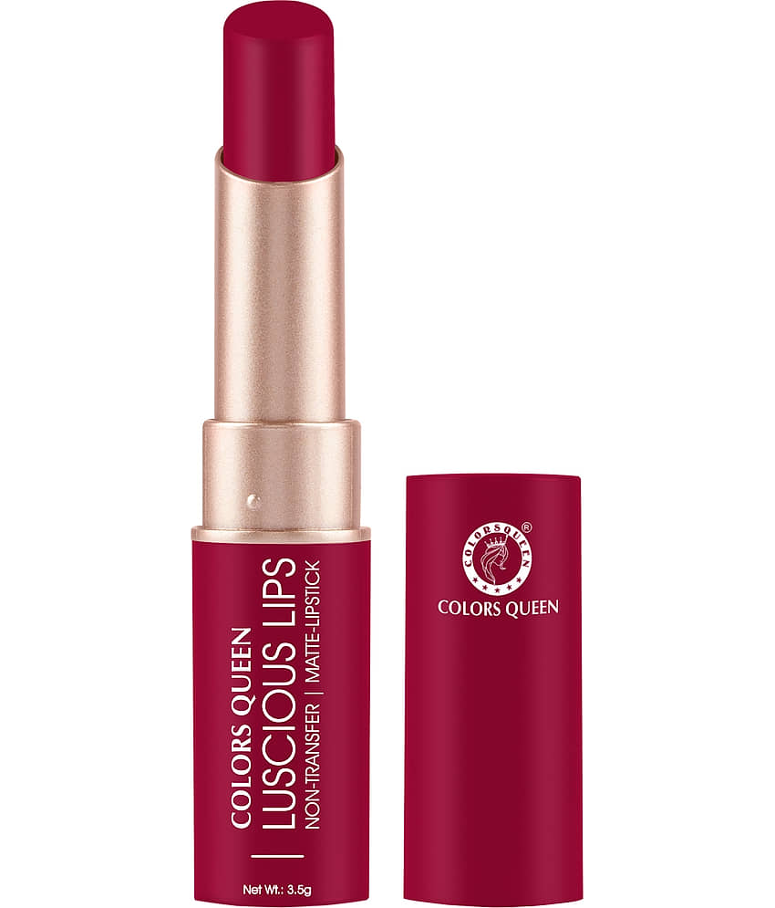 Colors Queen Luscious Lips Non Transfer Creamy Matte Lipstick 3.5g, Brink of Pink (Shade - 07) view 2
