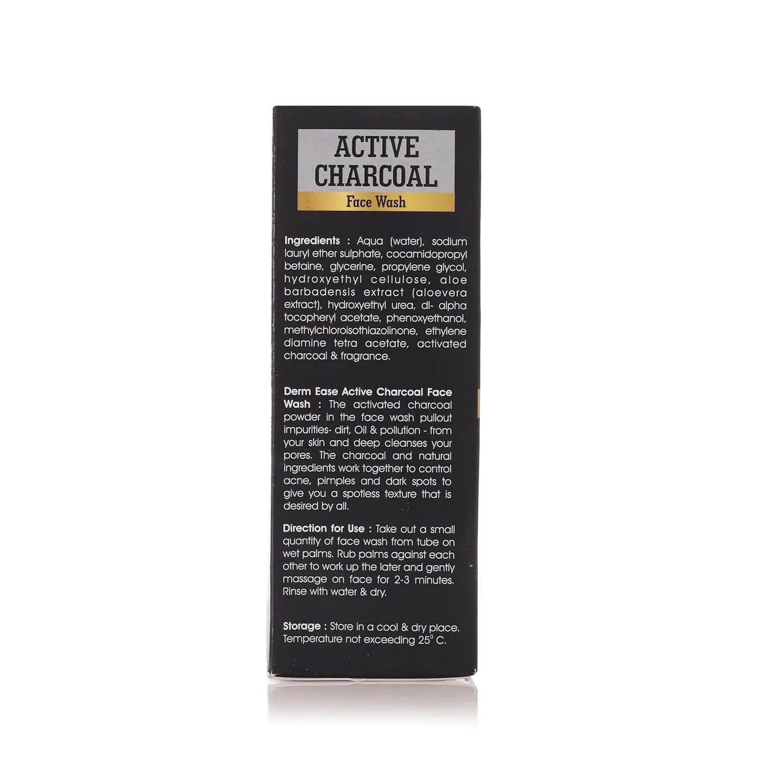 Dermease Charcoal Face Wash for Deep Clean & Glow view 2