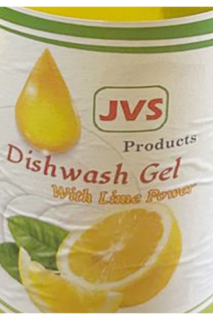 JVS Dishwash Gel with Lime Power, 1 litre view 2