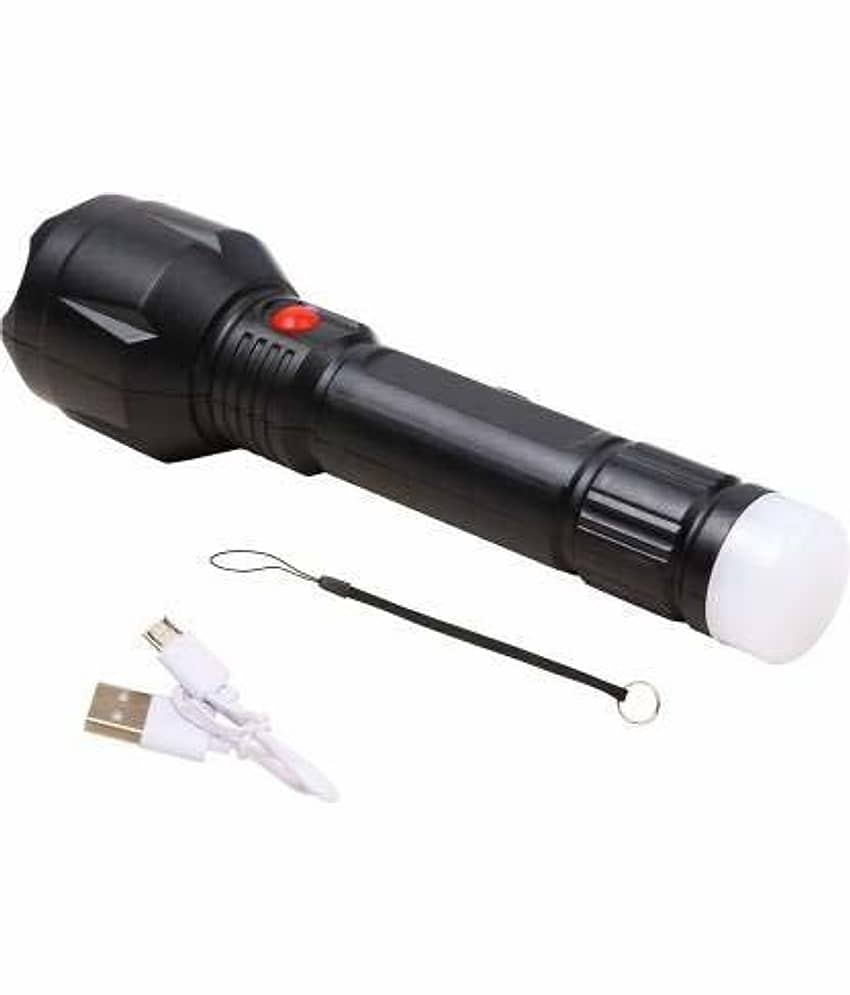 IDOLESHOP - Above 50W Rechargeable Flashlight Torch ( Pack of 1 ) view 2