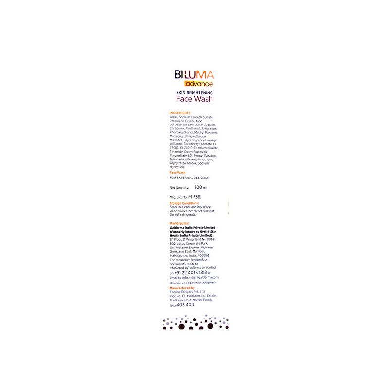 Biluma Advanced Face Wash 100 Ml view 2