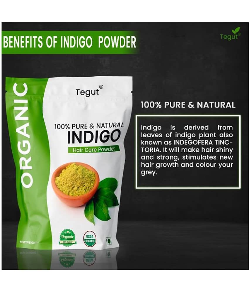 TUGET 100% Pure Indigo Powder for Hair Organic Henna 100 g view 2